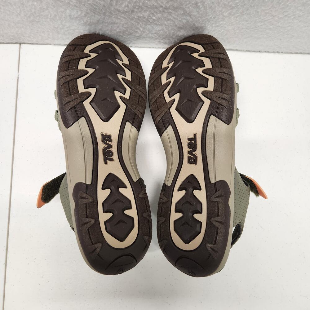 Teva Cross-Foot Sporty Closed Toe Tirra Ct Sandal Burnt Olive Womens Size 9 NWOT - Picture 10 of 11